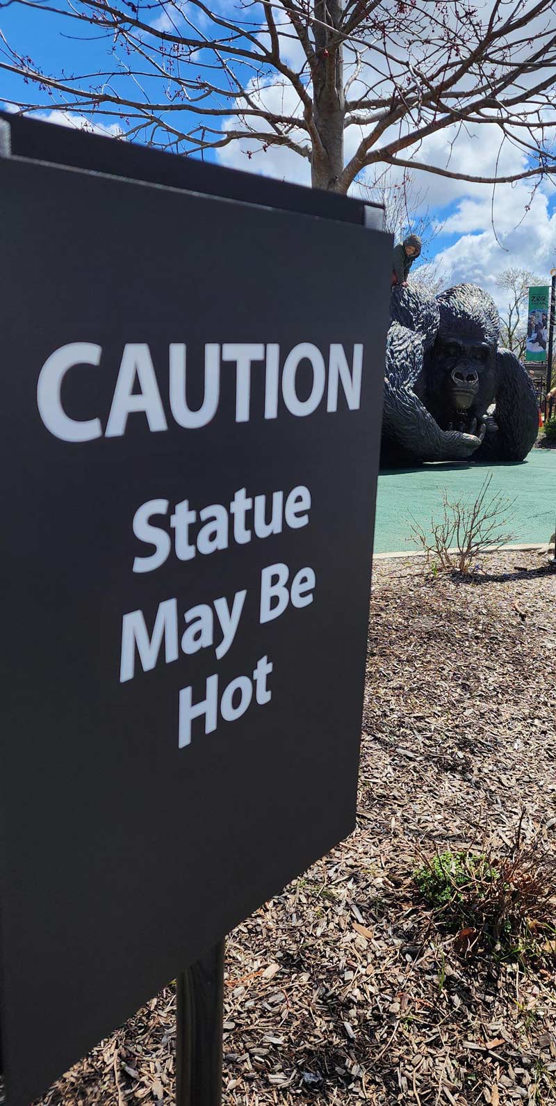 Correction: Statue IS hot