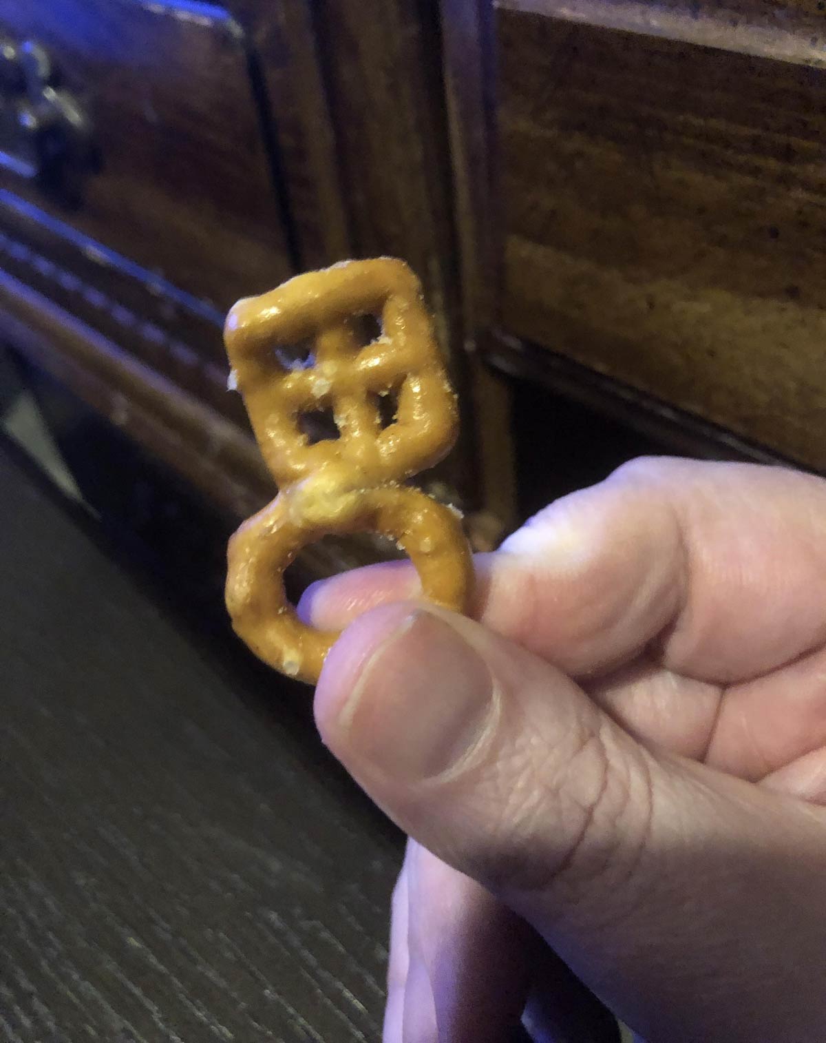 Was munching on some Chex Mix and I found an engagement ring inside the bag