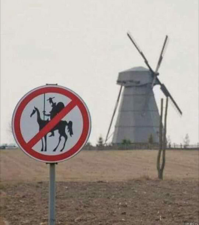 Sorry, Don Quijote