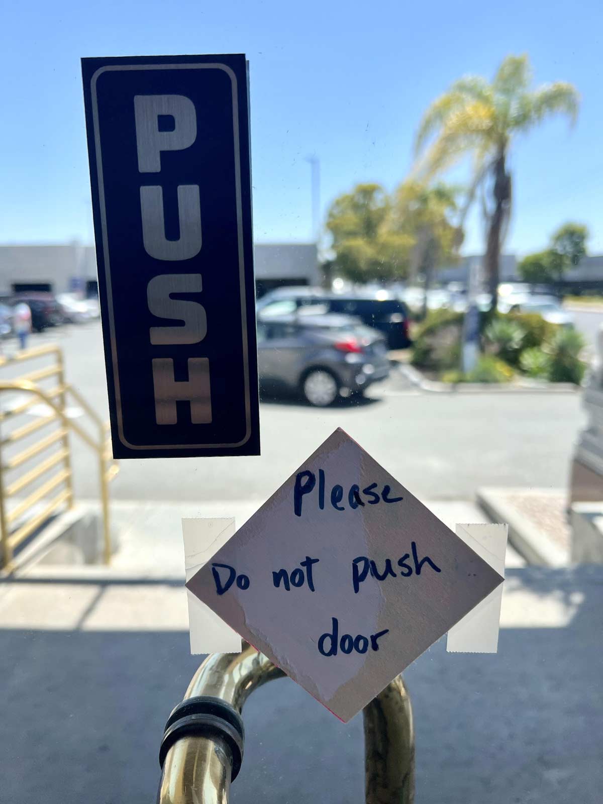 To push or not to push, that is the question