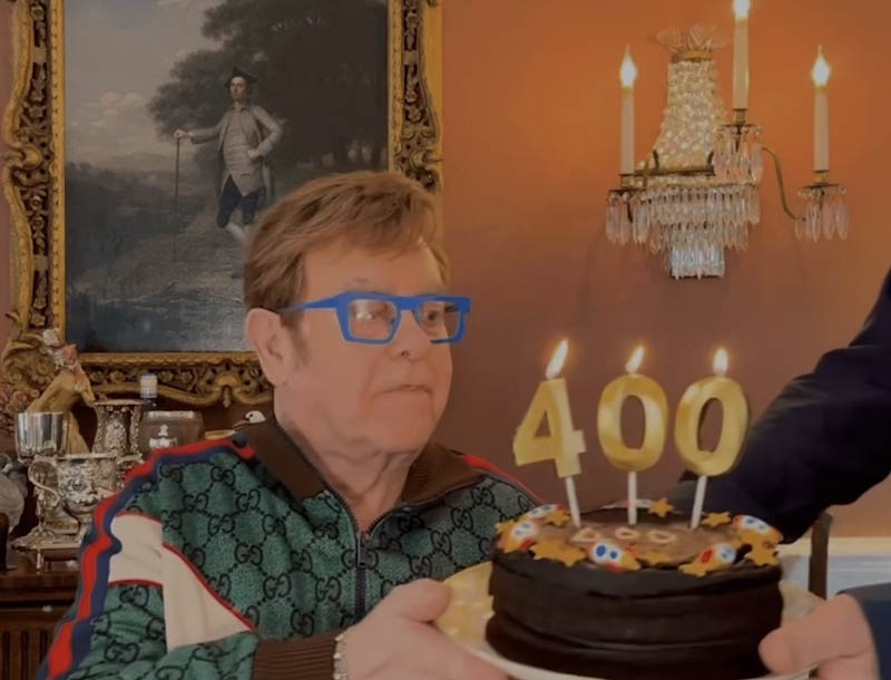 Wishing Elton John a very happy 400th birthday