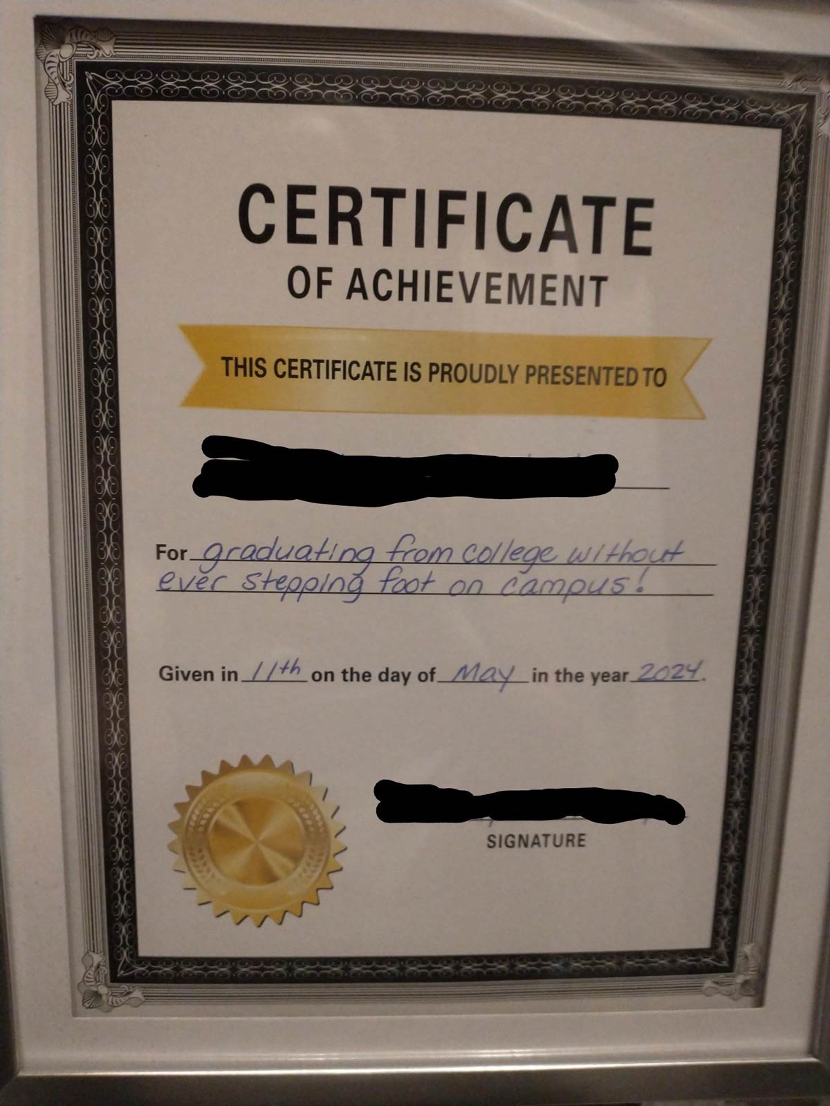 I'm a disabled college student who just graduated...I can't decide if my parents are hilarious or horrible human beings. 🤣