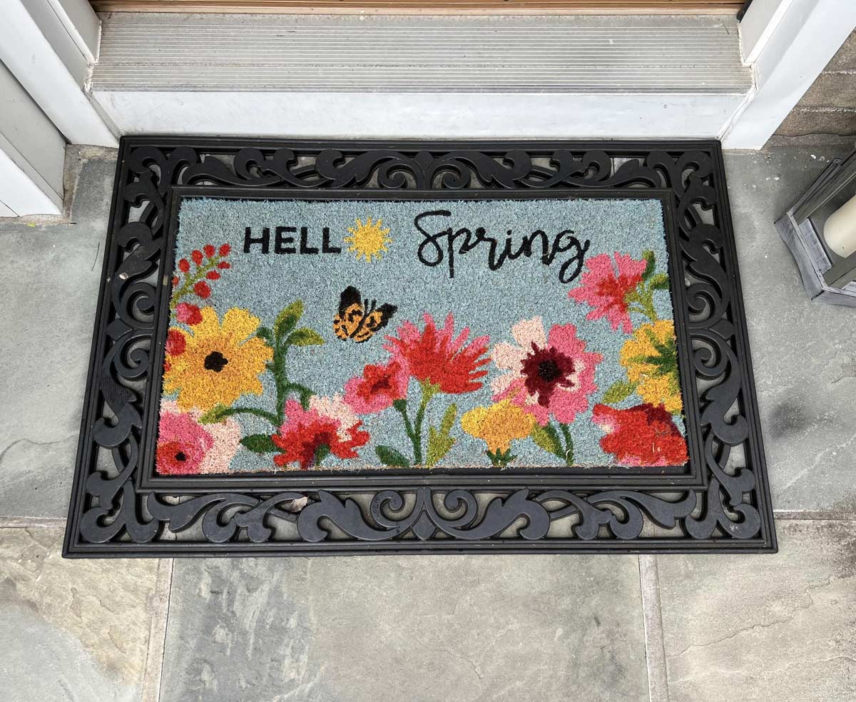 My MIL just purchased a new door mat