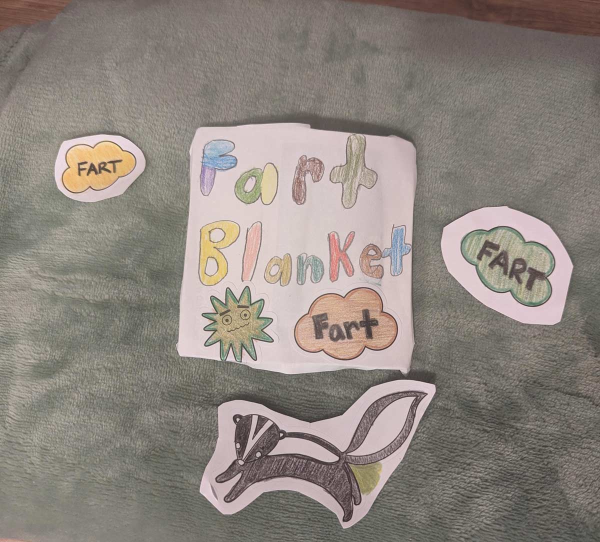 My son got me something I've always wanted for Father's Day.. A Fart Blanket!