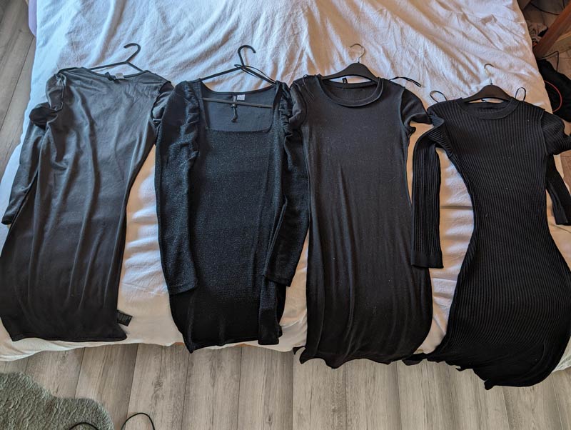 Fiancée asked me to pick out her black dress. Apparently none of these are it