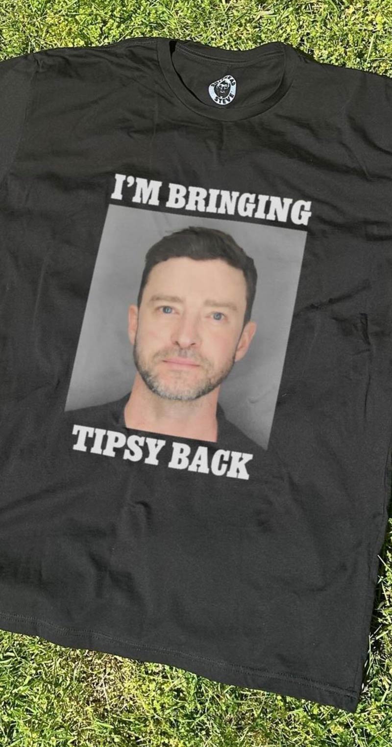 N*toxicated. It's only been over 24 hours and someone made shirts