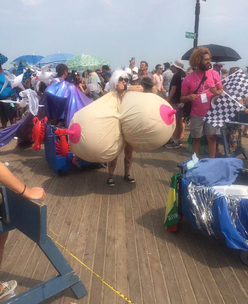 Costume at the mermaid parade