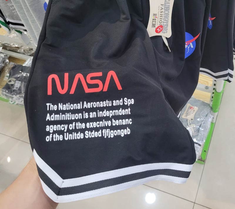 These shirts I found while shopping in China