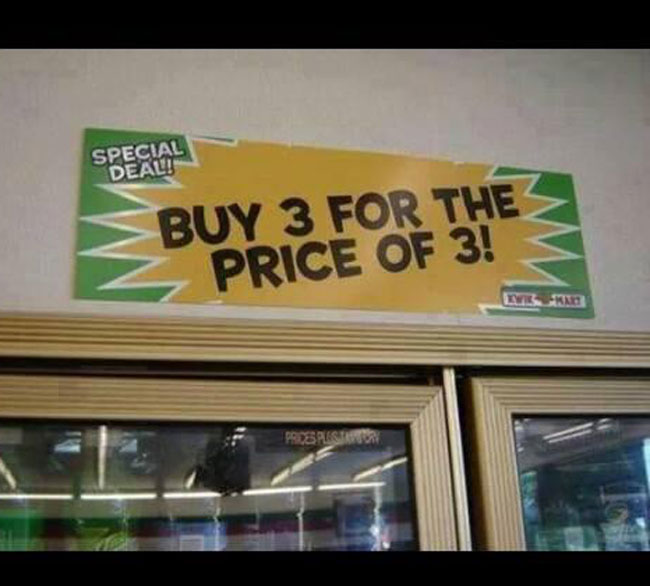 Get the best non-deal of the century!