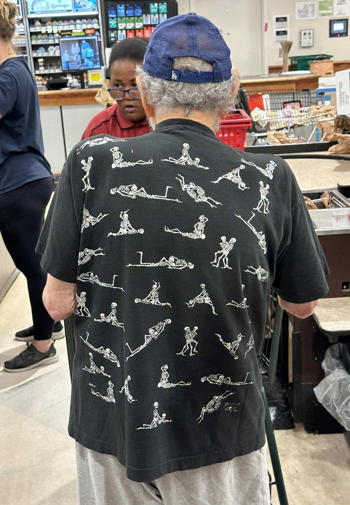 Old man in front of me