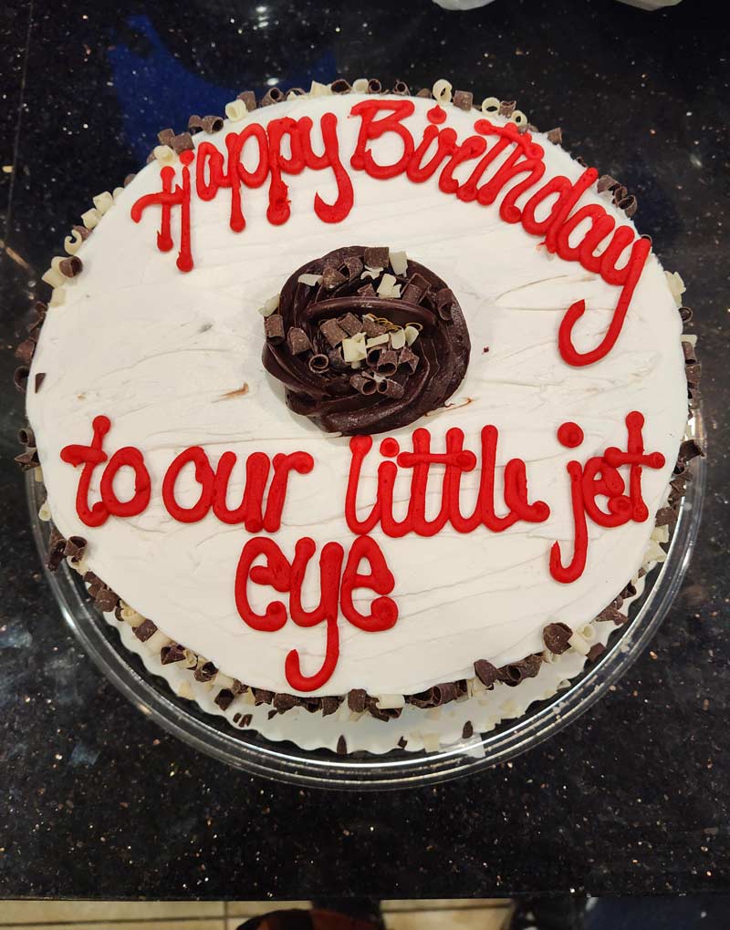 Supposed to say "Our Little JEDI"