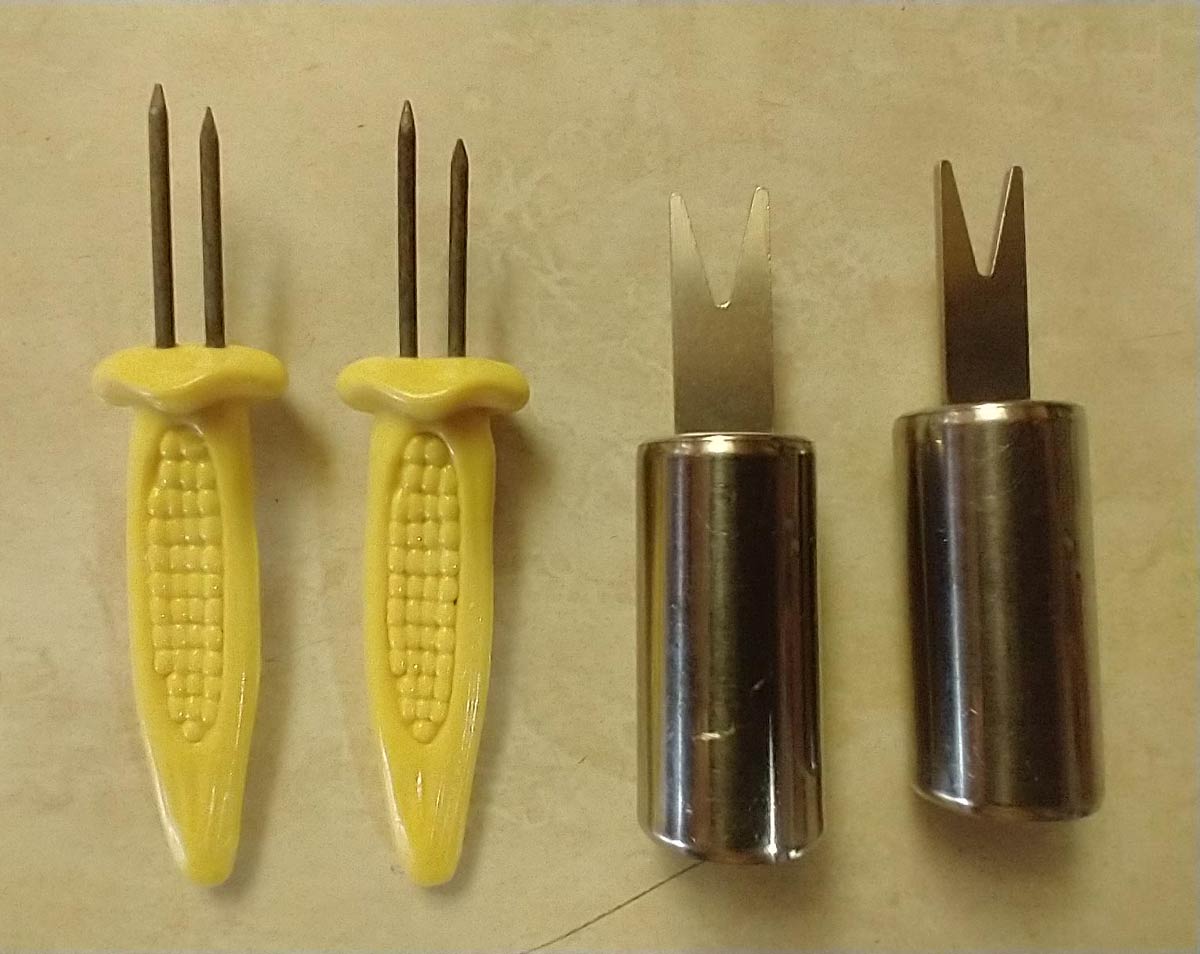 How did we as humans get to this point? Corn on the cob holders 50-year devolution. They are now just a soulless shell of their once greatness