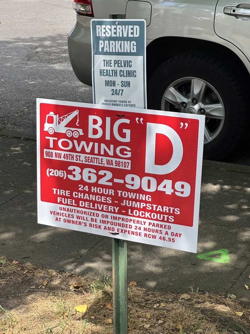 Two signs meant to go together