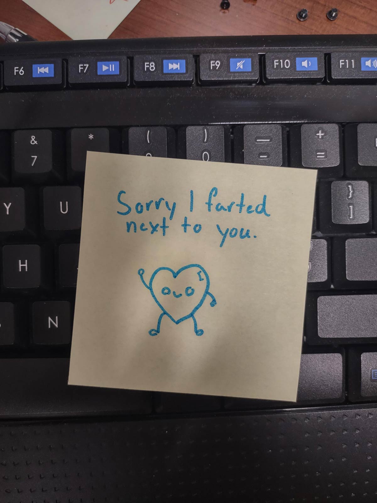 Remember, it's important to own up to your mistakes