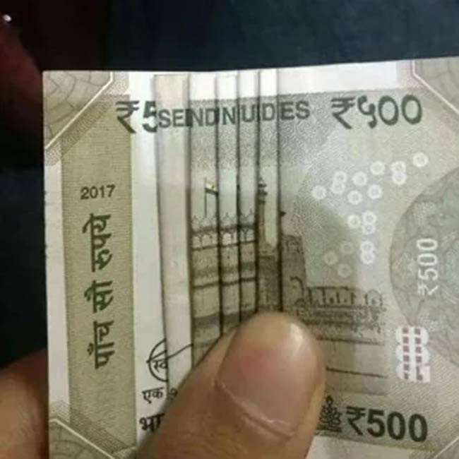 500 Rupees transformation