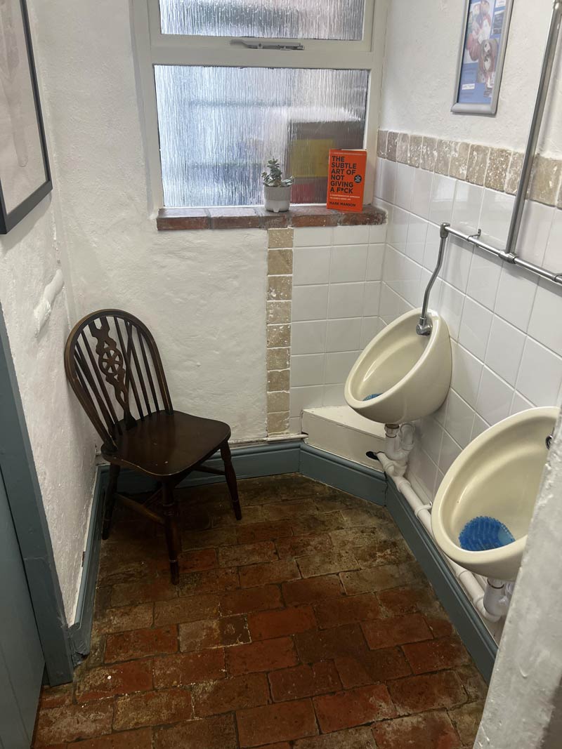 Spotted in a countryside pub