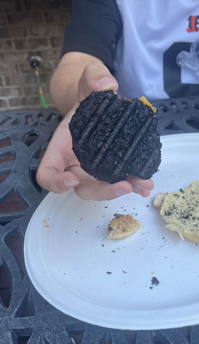 My patty was a little burnt