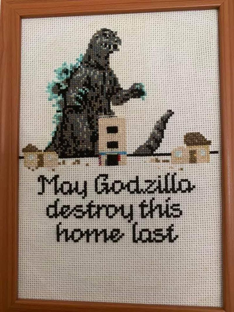 May Godzilla destroy this home last