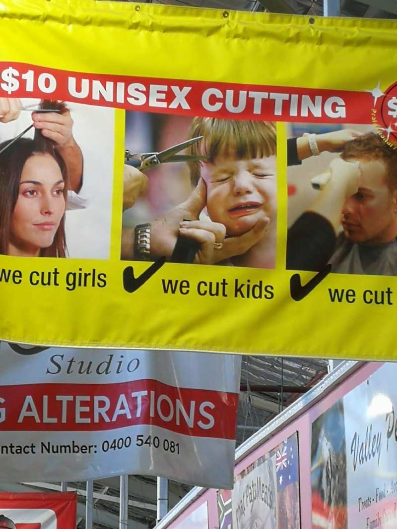 We cut kids