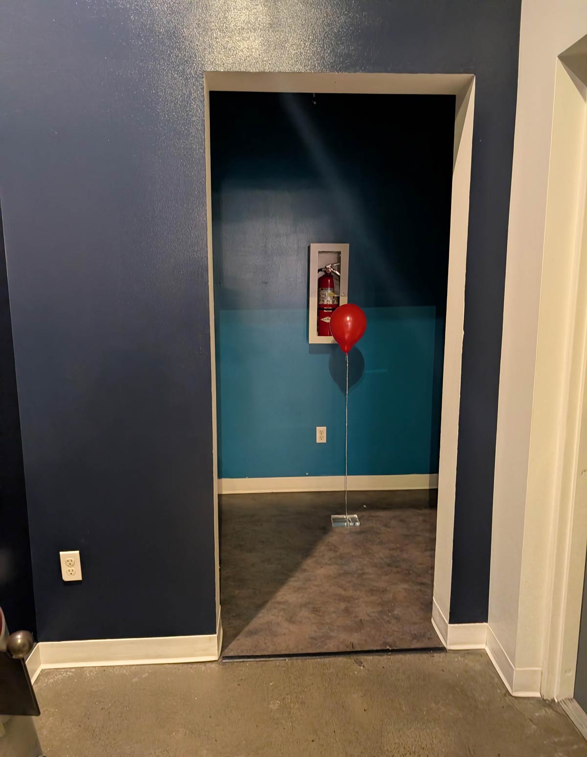 My apartment complex with their Halloween decorations