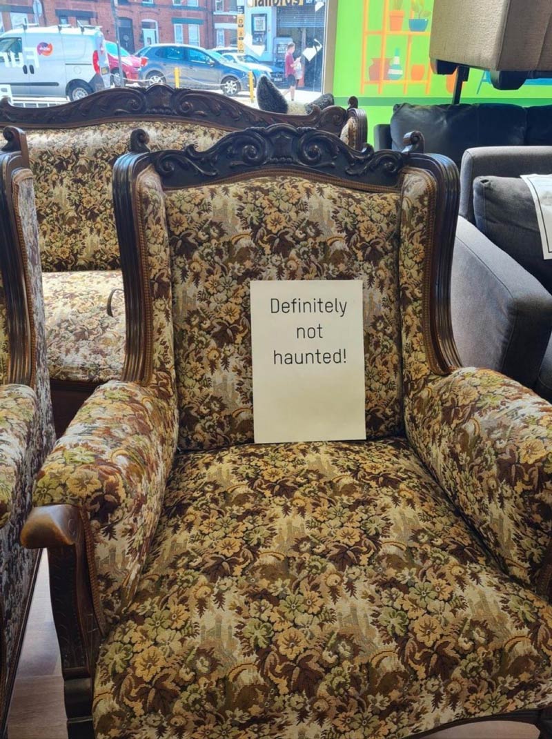 I said it wasn’t haunted. I never said it wasn’t cursed