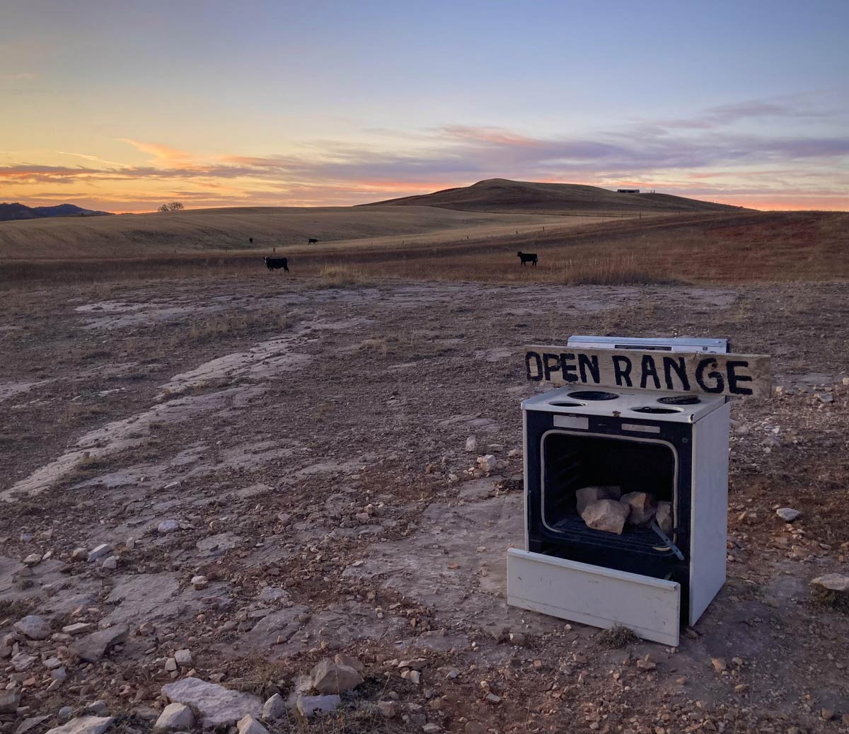 Spotted this from a remote Wyoming road. Some rancher out there has a great sense of humor