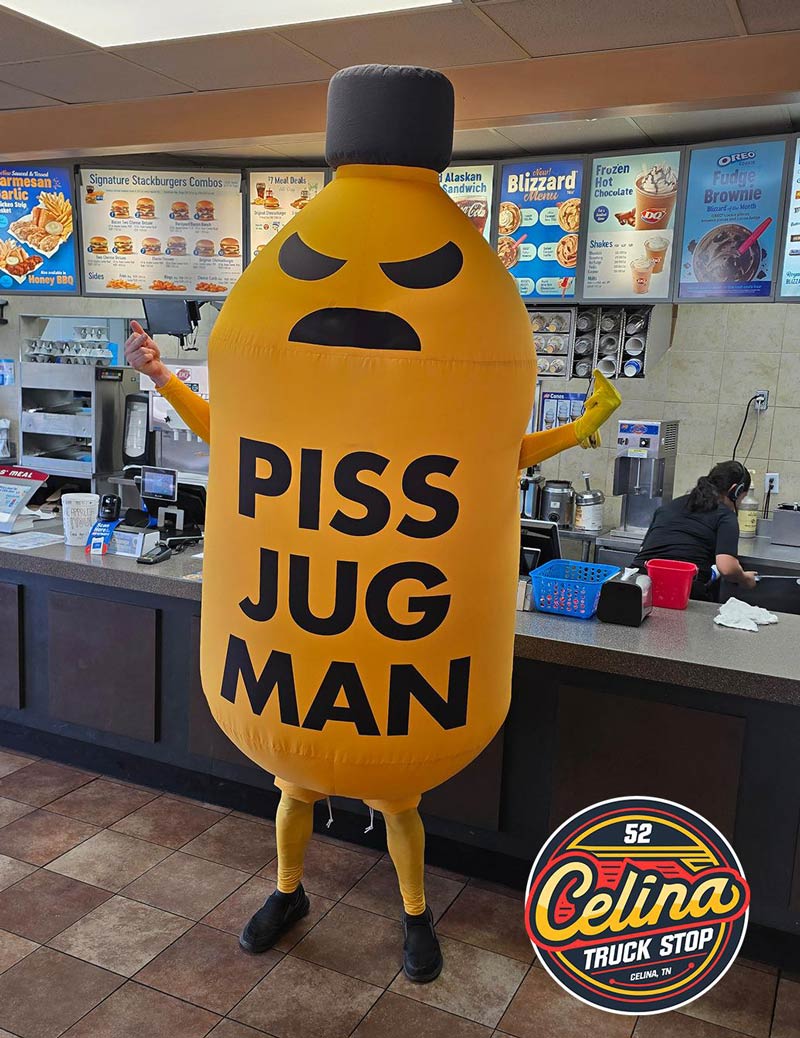 A Truck Stop's Mascot