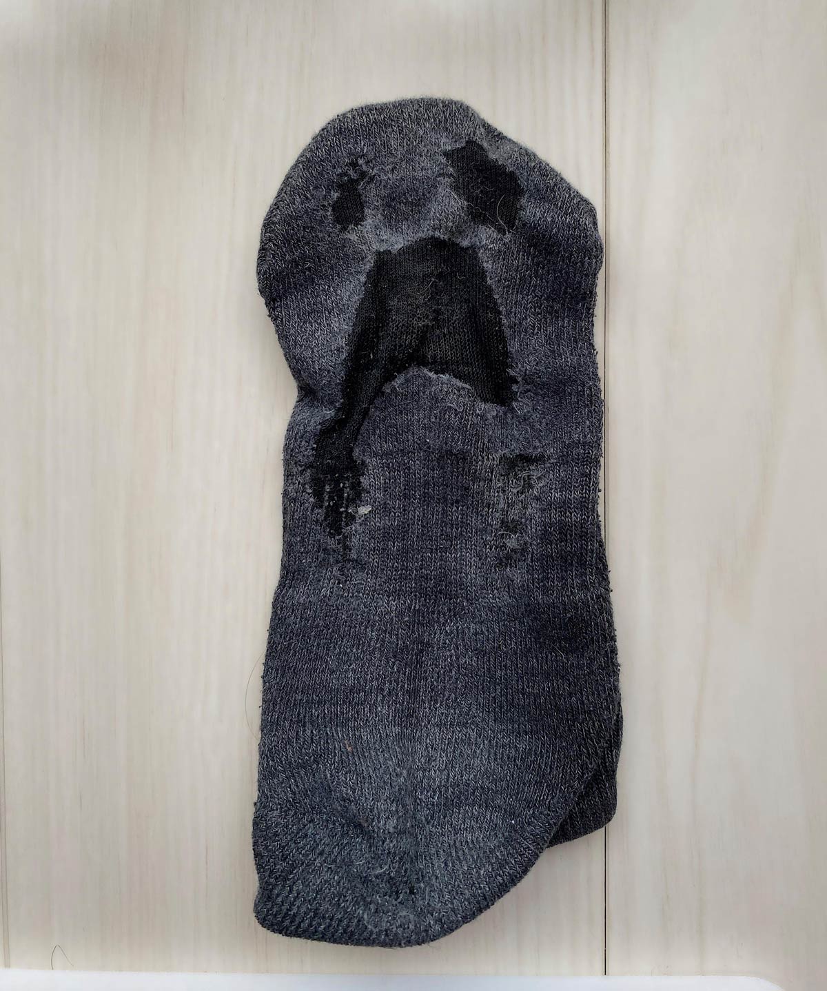 My sock should be cast in a horror movie