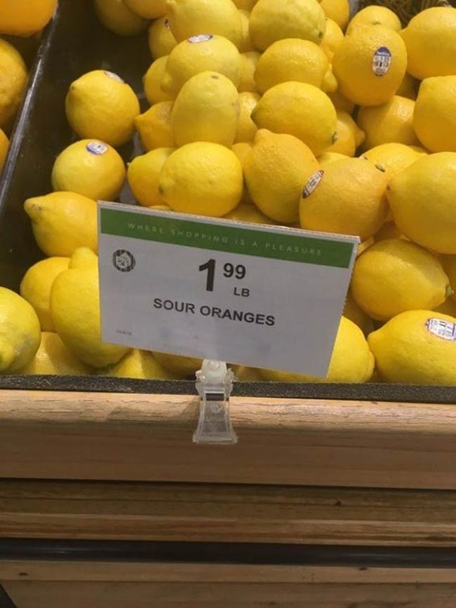 When life give you sour oranges, you take'em