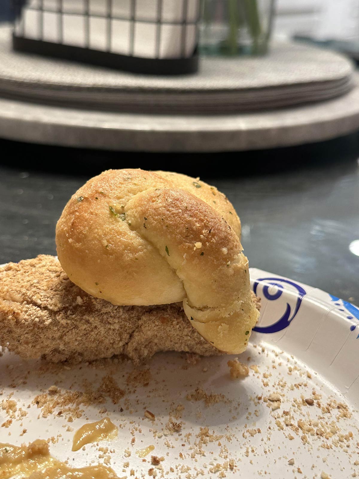 My garlic knot for dinner