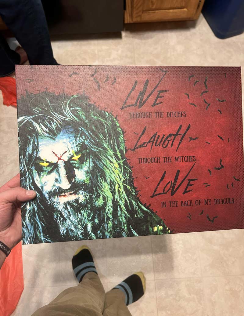 I got a live laugh love picture for Christmas