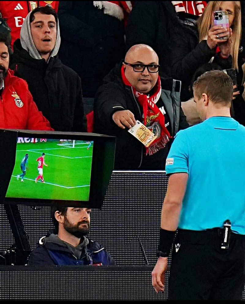 Benfica football fan - last week