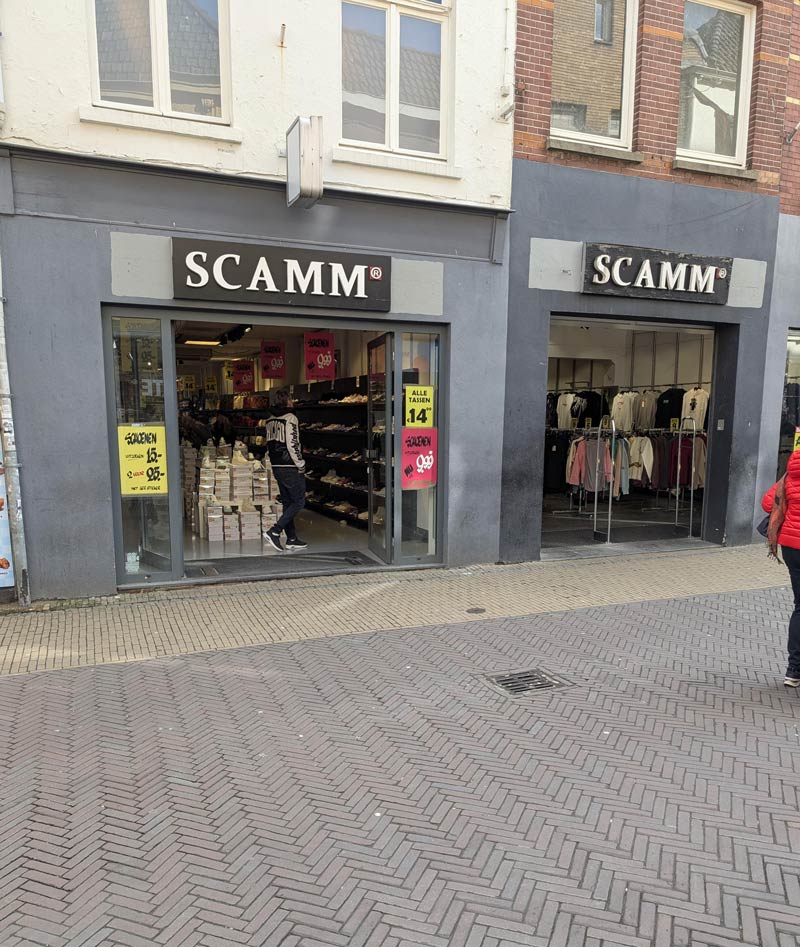 Can't put my finger on it but something about that clothing store seems fishy..