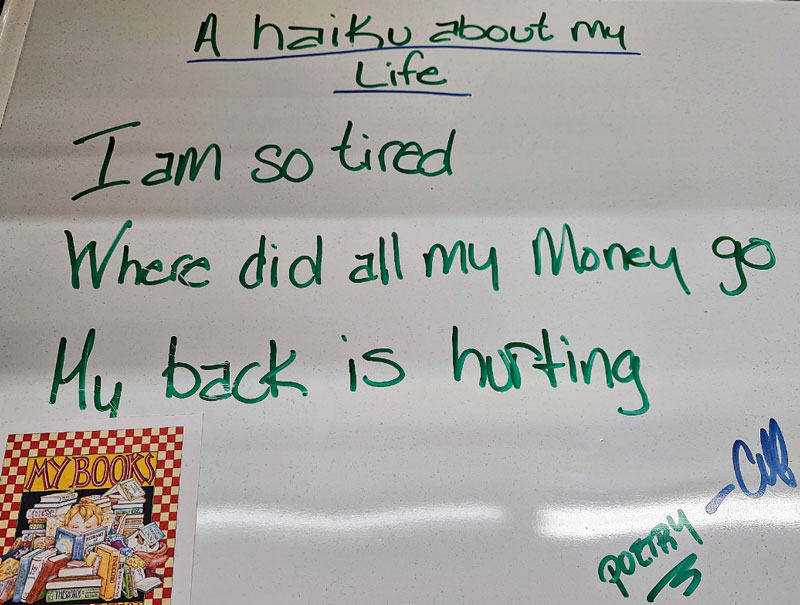 This based haiku I found at an auto shop