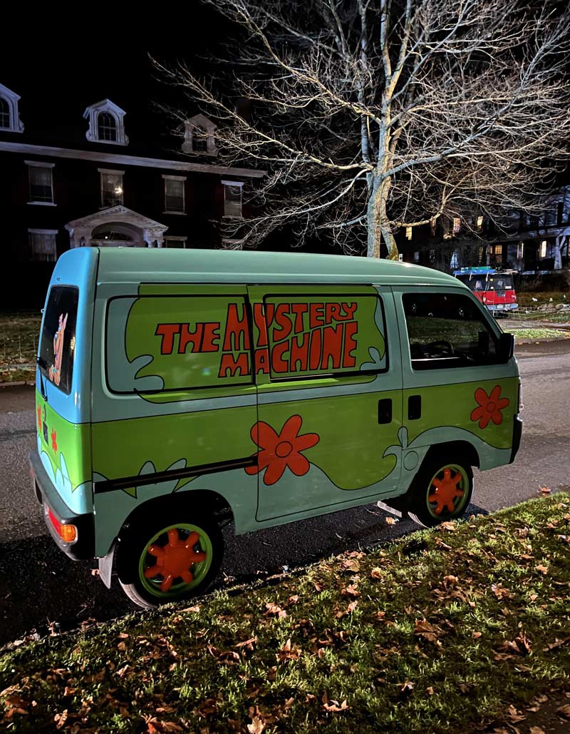 I randomly came across the Mystery Machine parked on the street