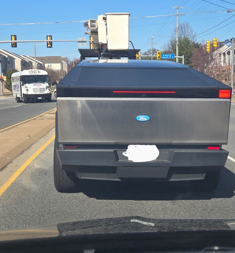I like this guy's new Ford truck