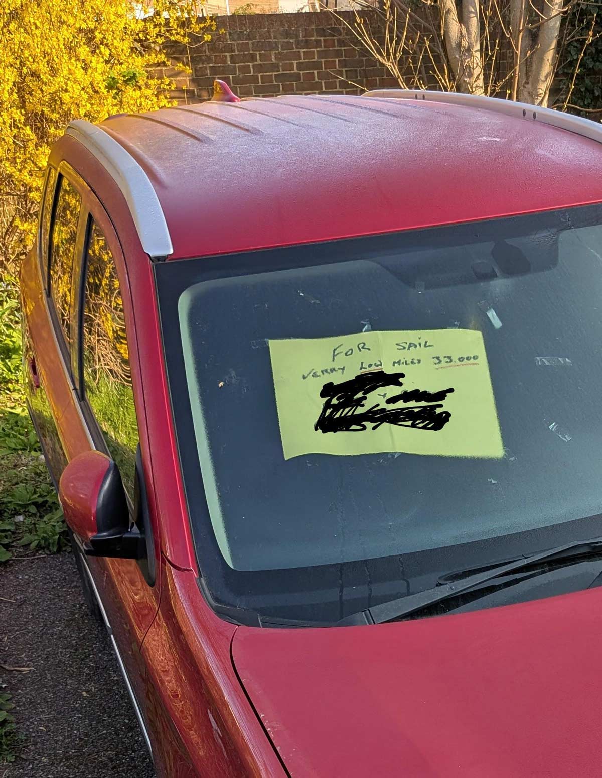 I thought it would be for driving
