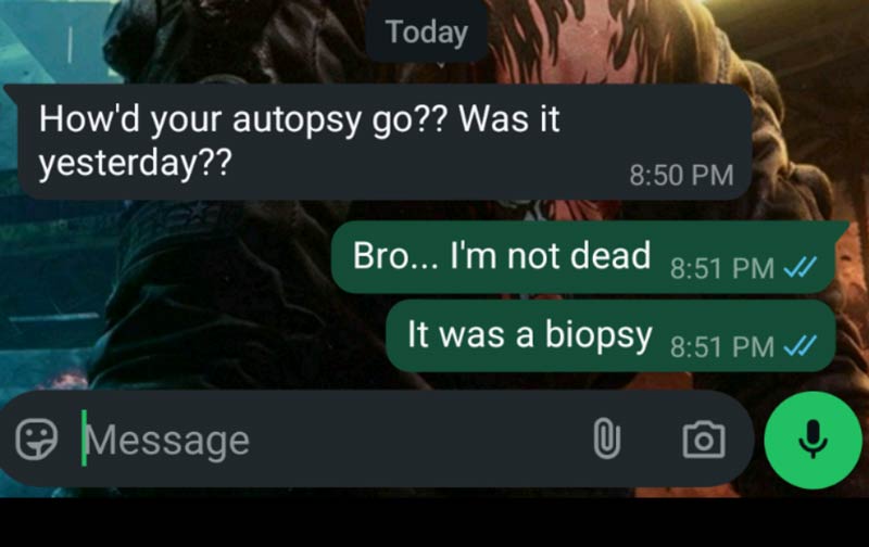My sister's hilarious