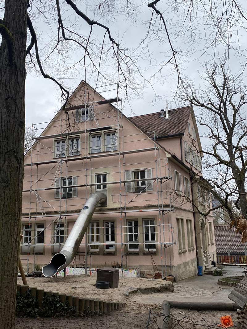 This German school has a slide that kids can use to get to the playground