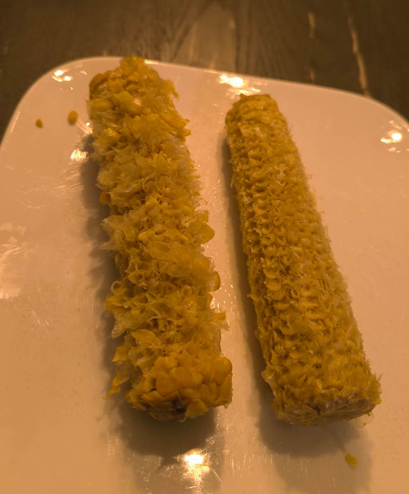 How I vs my GF eat corn