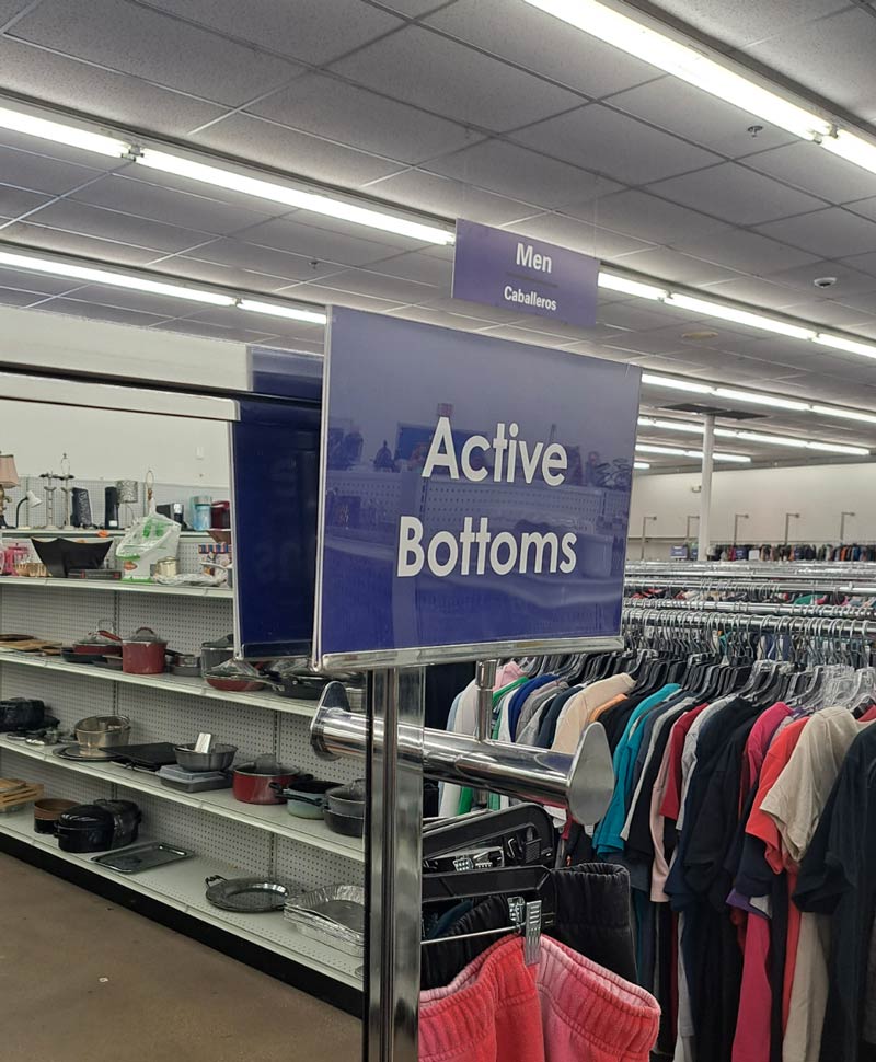 Disappointed to find just yoga shorts in this aisle