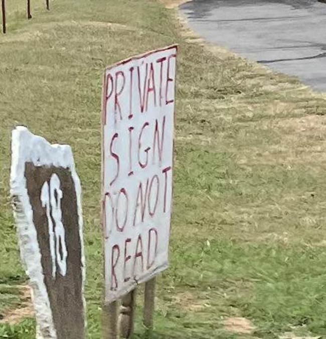 Spotted while driving in the South