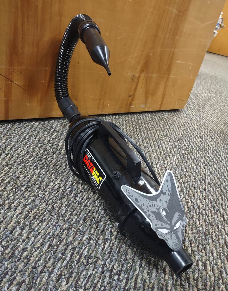 Jazzed up the electronics vacuum at work. It's not perfect but it's getting there
