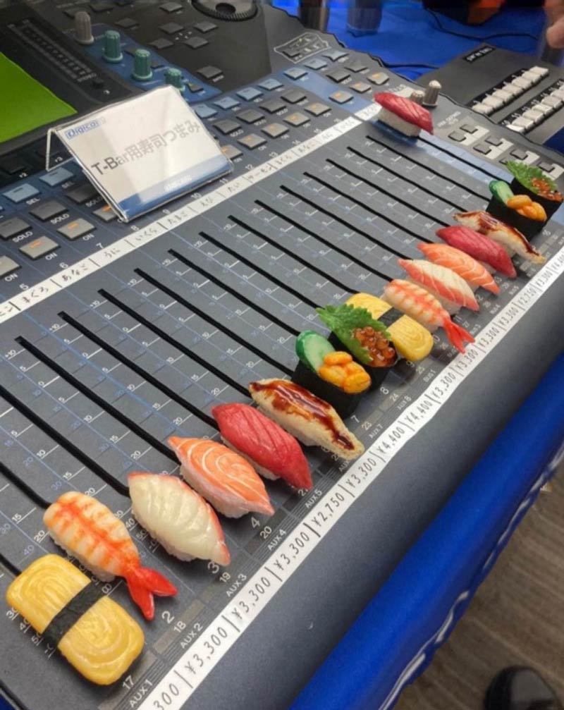 Hey man, can you turn up the ikura about 2db? Thanks