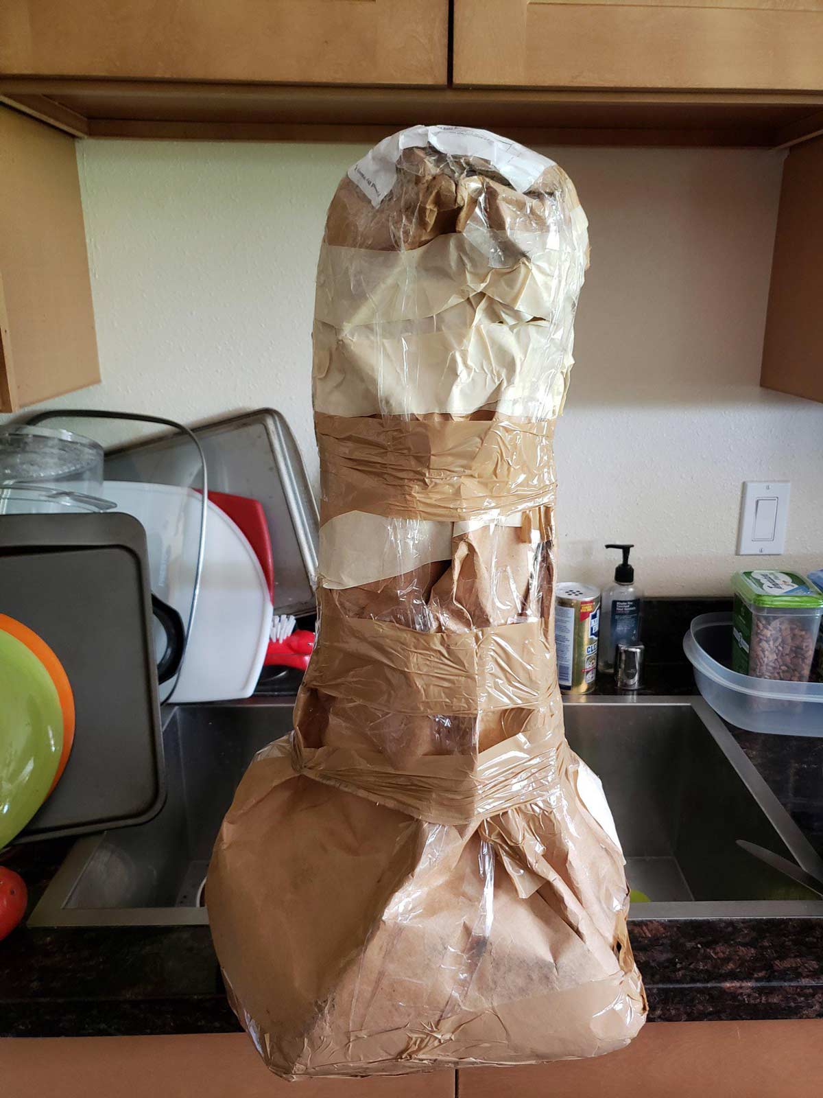 My husband’s package came