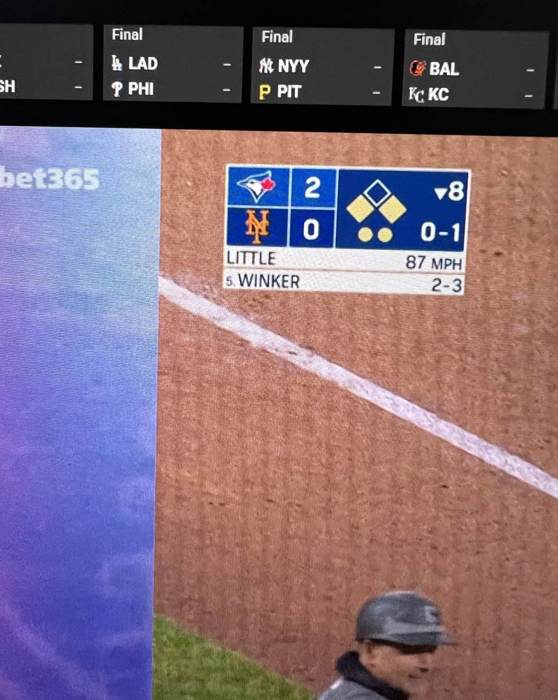 HEY, Not cool MLB... she said it was average