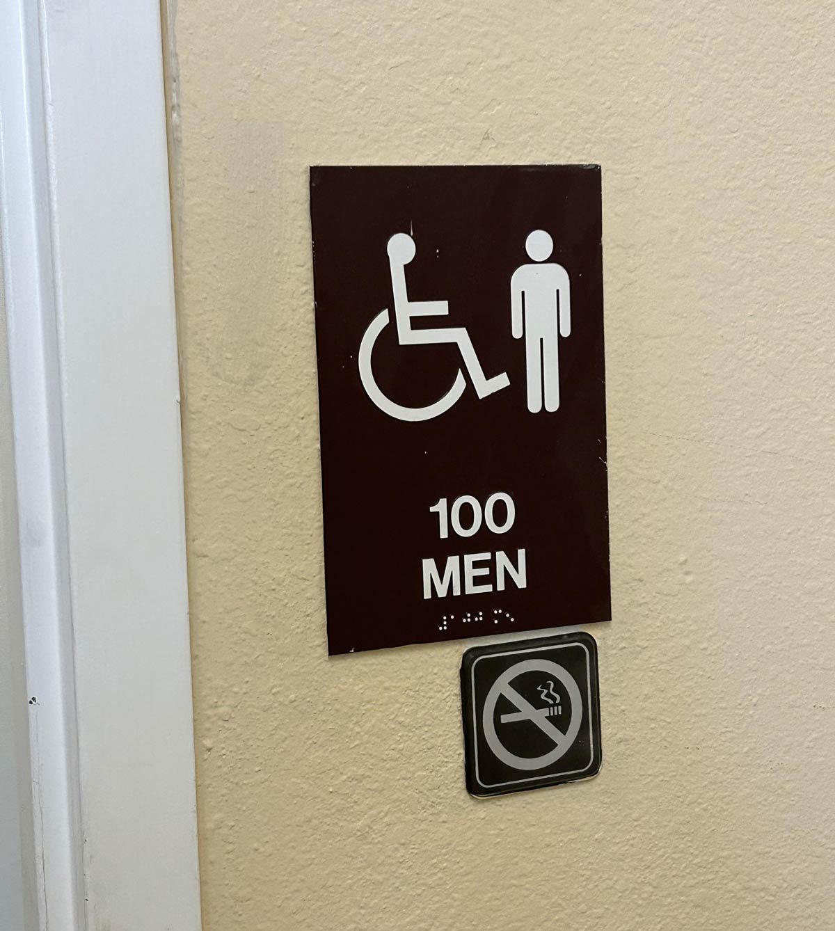 Bathroom sign