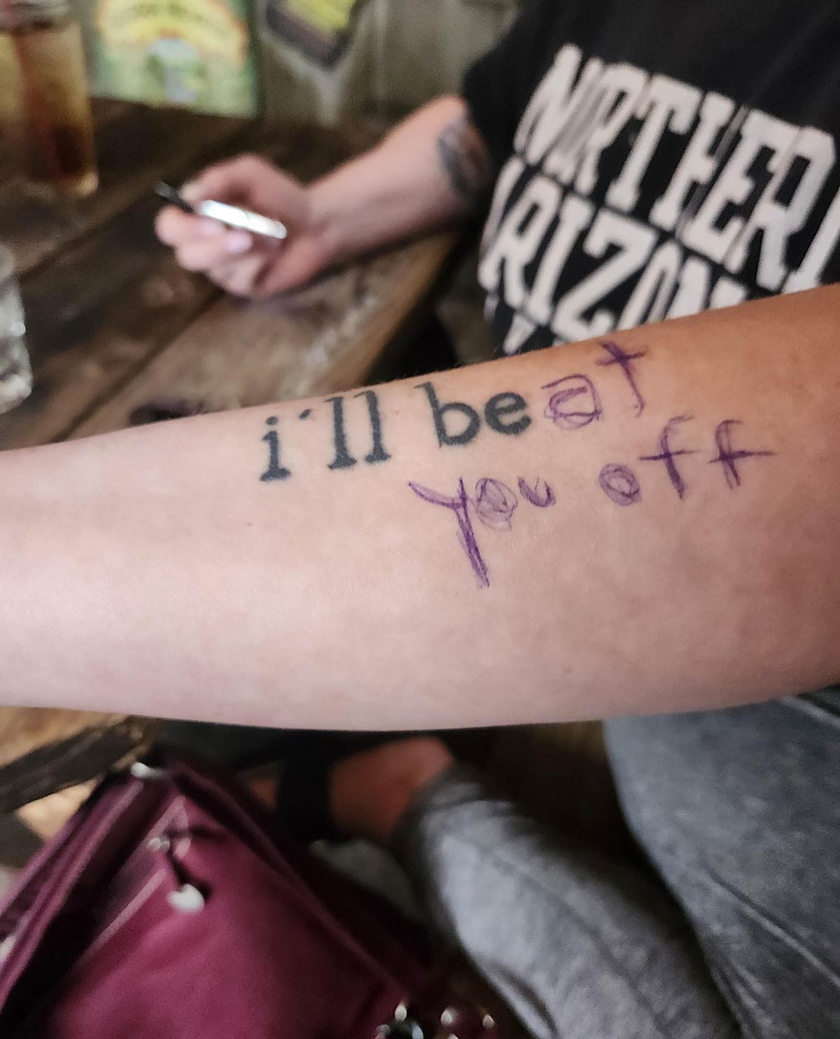 Fixed my friend's tattoo