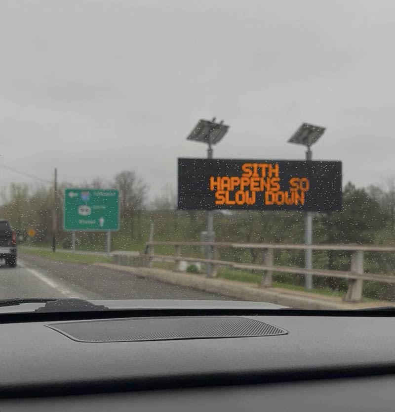 The force is strong today