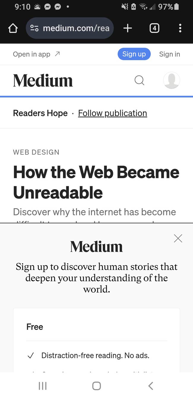 How the Web Became Unreadable